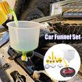 Radiator Coolant Filling Funnel Kit – Spill-Proof Coolant Bleeder Adapter Set for Cars & Trucks (15 PCS)